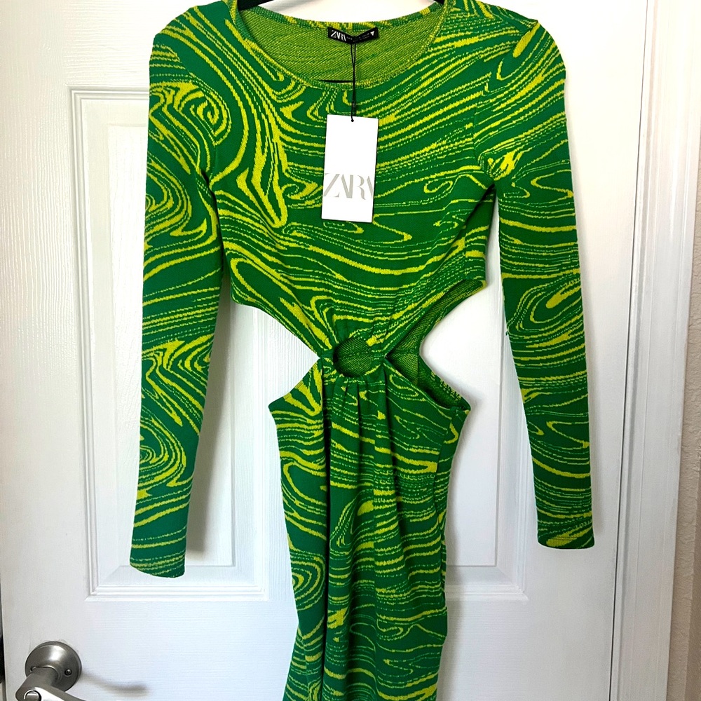 Zara Cut-Out Mini Dress